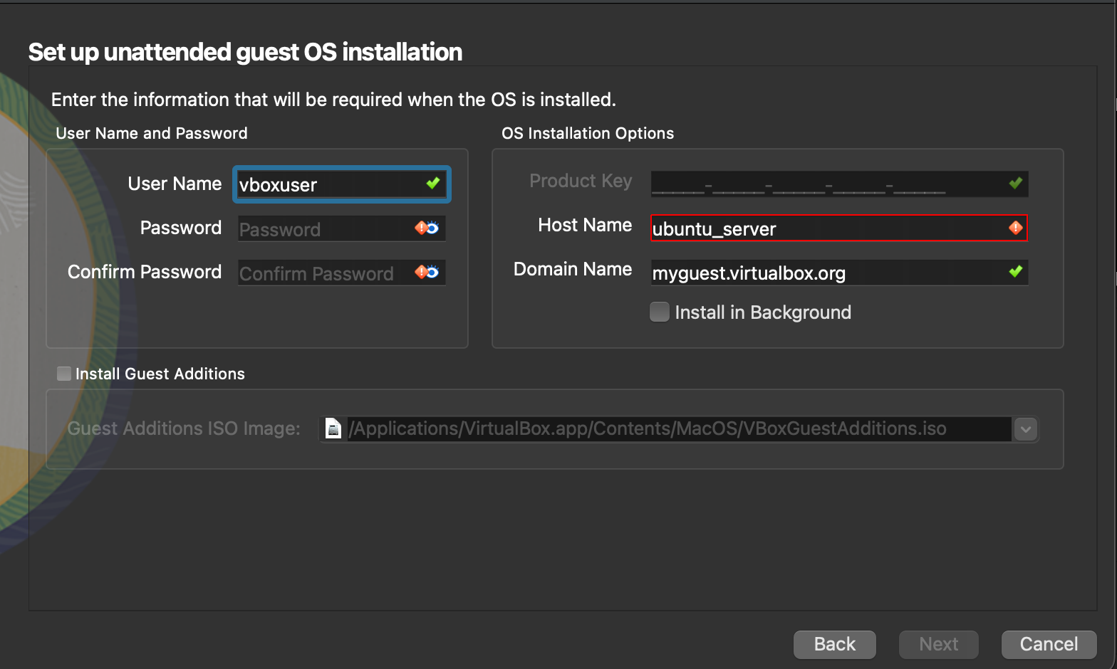 setting-username-password
